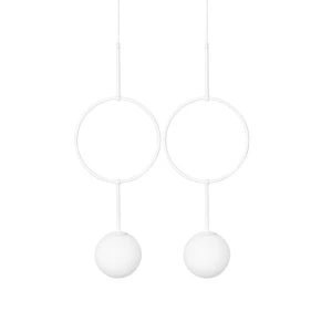 Lampa wisząca ISUULLA B biały G9 - UMMO Lighting