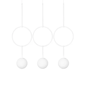 Lampa wisząca ISUULLA C biały G9 - UMMO Lighting