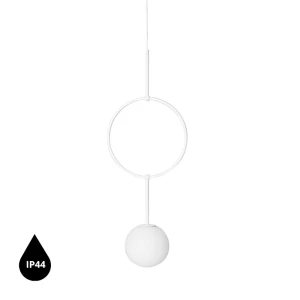 Lampa wisząca ISUULLA A biały IP44 - UMMO Lighting