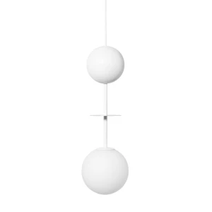 Lampa wisząca OIO A biały, mosiądz G9 - UMMO Lighting