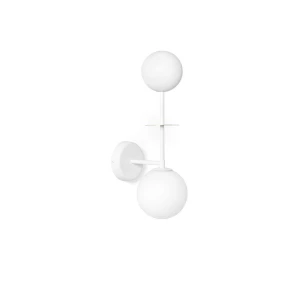 Kinkiet OIO B biały, mosiądz G9 - UMMO Lighting