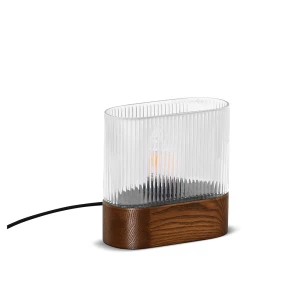 Lampa stołowa FLUMINA ST orzech E14 - UMMO Lighting