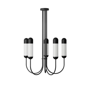 Żyrandol FUNSUI B czarny FNB522R02 - UMMO Lighting