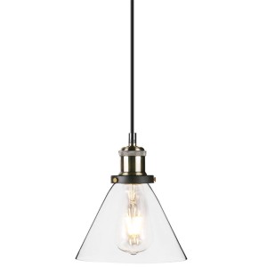 Oprawa Wisząca V-TAC LOFT Vintage Szkło Transparent fi180 VT-7185  5 Lat Gwarancji