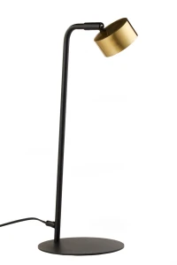 Lampka biurkowa Bar czarno-złoty 1xGX53 – Sigma