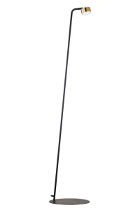Lampa podłogowa Bar czarno-złoty 1xGX53 – Sigma