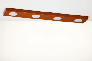 Plafon HERO 4 Prosty Ceglany GX53 - Sigma