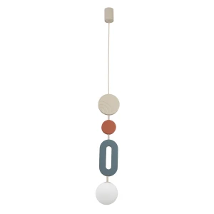 Lampa wisząca DROPS COLOR B 1xG9 szary błękit 11195 Nowodvorski
