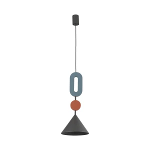 Lampa wisząca DROPS COLOR F 1xGU10 R50 szary błękit 12098 Nowodvorski