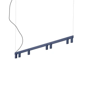 Lampa wisząca FOURTY LINE LED 7xGU10 + LED 8W granatowa 12293 Nowodvorski