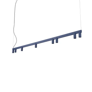 Lampa wisząca FOURTY LINE LED 8xGU10 + LED 8W granatowa 12290 Nowodvorski