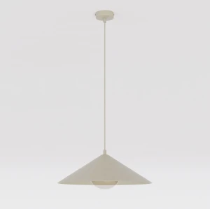 Lampa sufitowa Emibig Mono 1M mokka z bursztynowym kloszem 1×E14