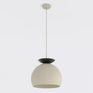 Lampa wisząca Emibig Geo 1 mokka-czarna 1×E27