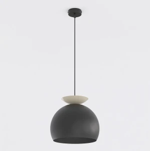 Lampa wisząca Emibig Geo 1 czarno-mokka 1×E27