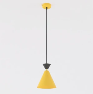 Lampa wisząca Emibig Klever 1 pomarańczowo-czarna 1×E14