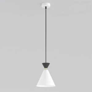 Lampa wisząca Emibig Klever 1 biało-czarna 1×E14