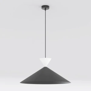 Lampa wisząca Emibig Ralf 1L czarno-biała 1×GX53