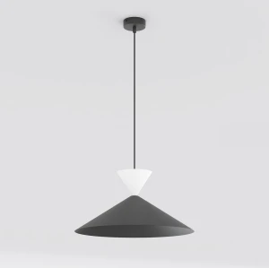Lampa wisząca Emibig Ralf 1M czarno-biała 1×GX53