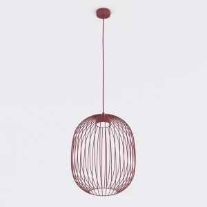 Lampa wisząca Emibig Mantra 1 burgundowa 1×GX53