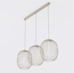 Lampa wisząca Emibig Mantra 3 mokka 3×GX53
