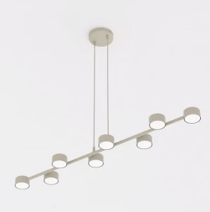 Lampa wisząca Emibig Megara 8 mokka 8×GX53