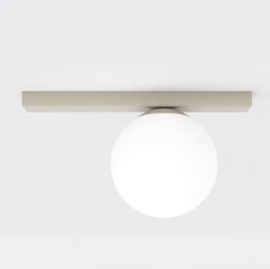 Lampa sufitowa Emibig Fit 1 mokka z białym kloszem 1×E14