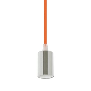 Oprawa Wisząca V-TAC Chrom Metal Cup Pomarańcz VT-7338  5 Lat Gwarancji
