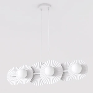 Lampa wisząca Emibig Umbra 6 biała z białym kloszem 6×G9