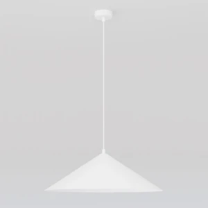 Lampa wisząca Emibig Mono 1L biała z białym kloszem 1×G9