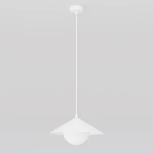 Lampa wisząca Emibig Mono 1S biała z białym kloszem 1×G9