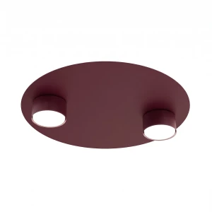 Lampa sufitowa Emibig Bolx 2 burgundowa 2×GX53