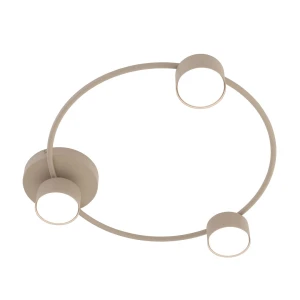 Lampa sufitowa Emibig Lucio 3 mokka 3×GX53