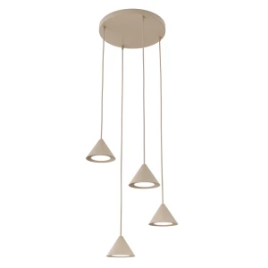 Lampa wisząca Emibig Elit 4 Premium mokka 4×GX53