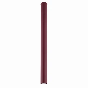 Lampa sufitowa Emibig Tecno 1XXL burgundowa 1×GU10