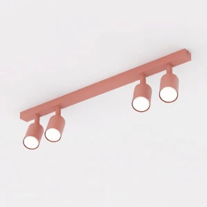 Lampa sufitowa Emibig Flash 4 koralowa 4×GU10