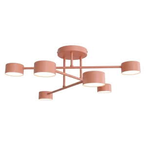 Lampa sufitowa Emibig Halo 6 koralowa 6×GX53