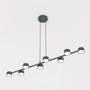 Lampa wisząca Emibig Megara 8 oliwkowa 8×GX53
