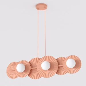 Lampa wisząca Emibig Umbra 6 koralowa 6×G9