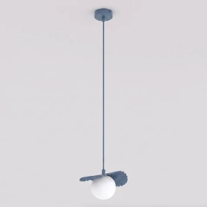 Lampa wisząca Emibig Flora 1 pudrowoniebieska 1×G9