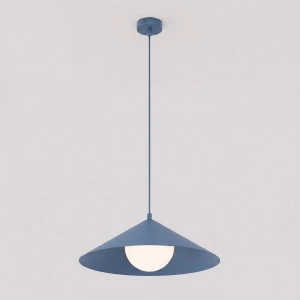 Lampa wisząca Emibig Mono 1M pudrowoniebieska 1×E14