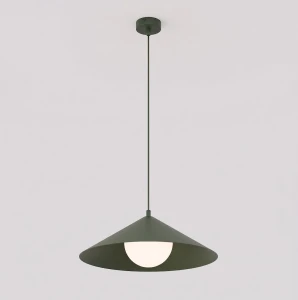 Lampa wisząca Emibig Mono 1M oliwkowa 1×E14