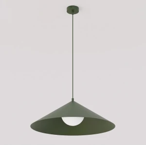 Lampa wisząca Emibig Mono 1L oliwkowa 1×E14