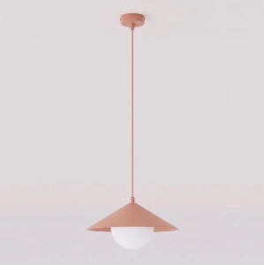 Lampa wisząca Emibig Mono 1S koralowa 1×E14