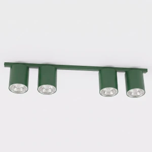 Lampa sufitowa Emibig Nano 4 oliwkowa 4×AR-111