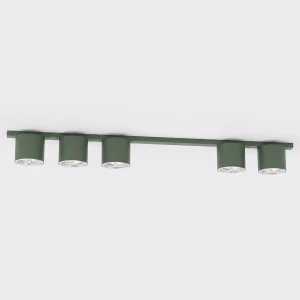 Lampa sufitowa Emibig Nano 5 oliwkowa 5×AR-111