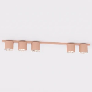 Lampa sufitowa Emibig Nano 5 koralowa 5×AR-111