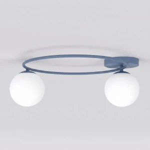 Lampa sufitowa Emibig Sopra 2 pudrowoniebieska 2×E14