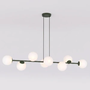 Lampa wisząca Emibig Magnus 8 oliwkowa 8×E14