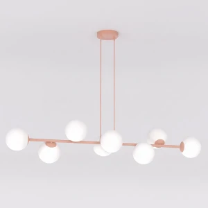 Lampa wisząca Emibig Magnus 8 koralowa 8×E14