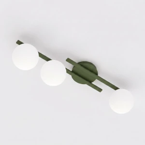 Lampa sufitowa Emibig Kairo 3 oliwkowa 3×E14